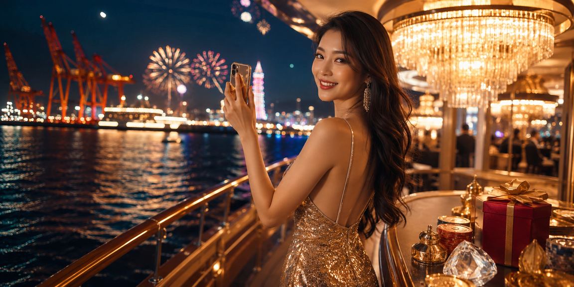 Người chơi sử dụng ứng dụng casino di động tại lễ hội Vũng Tàu